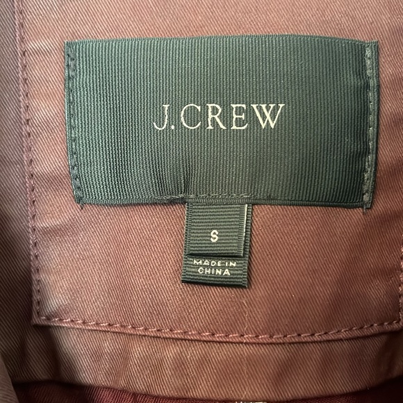 J. Crew Maroon Field Jacket Size Small - Picture 5 of 6